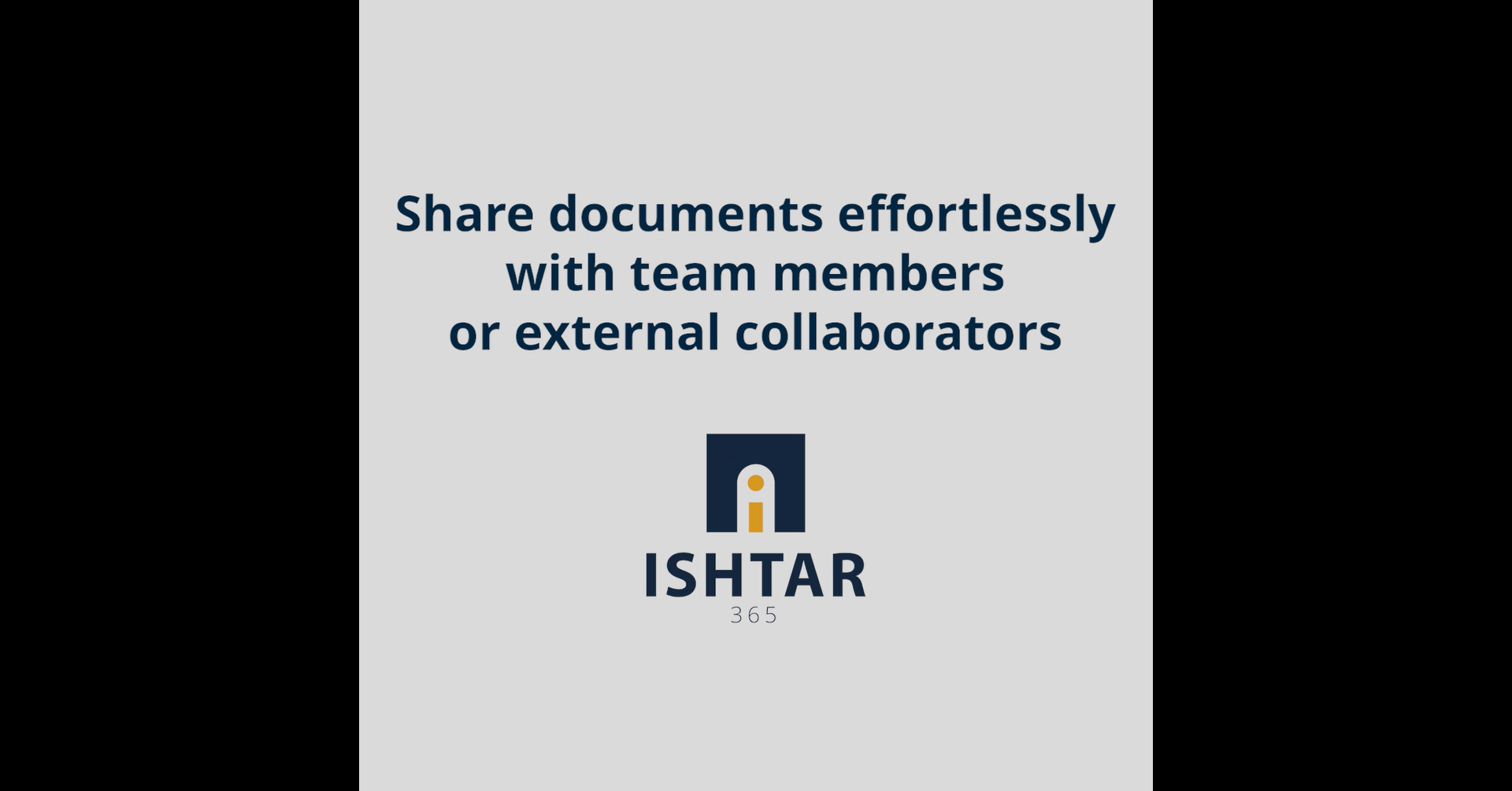 Share documents easily with team members 